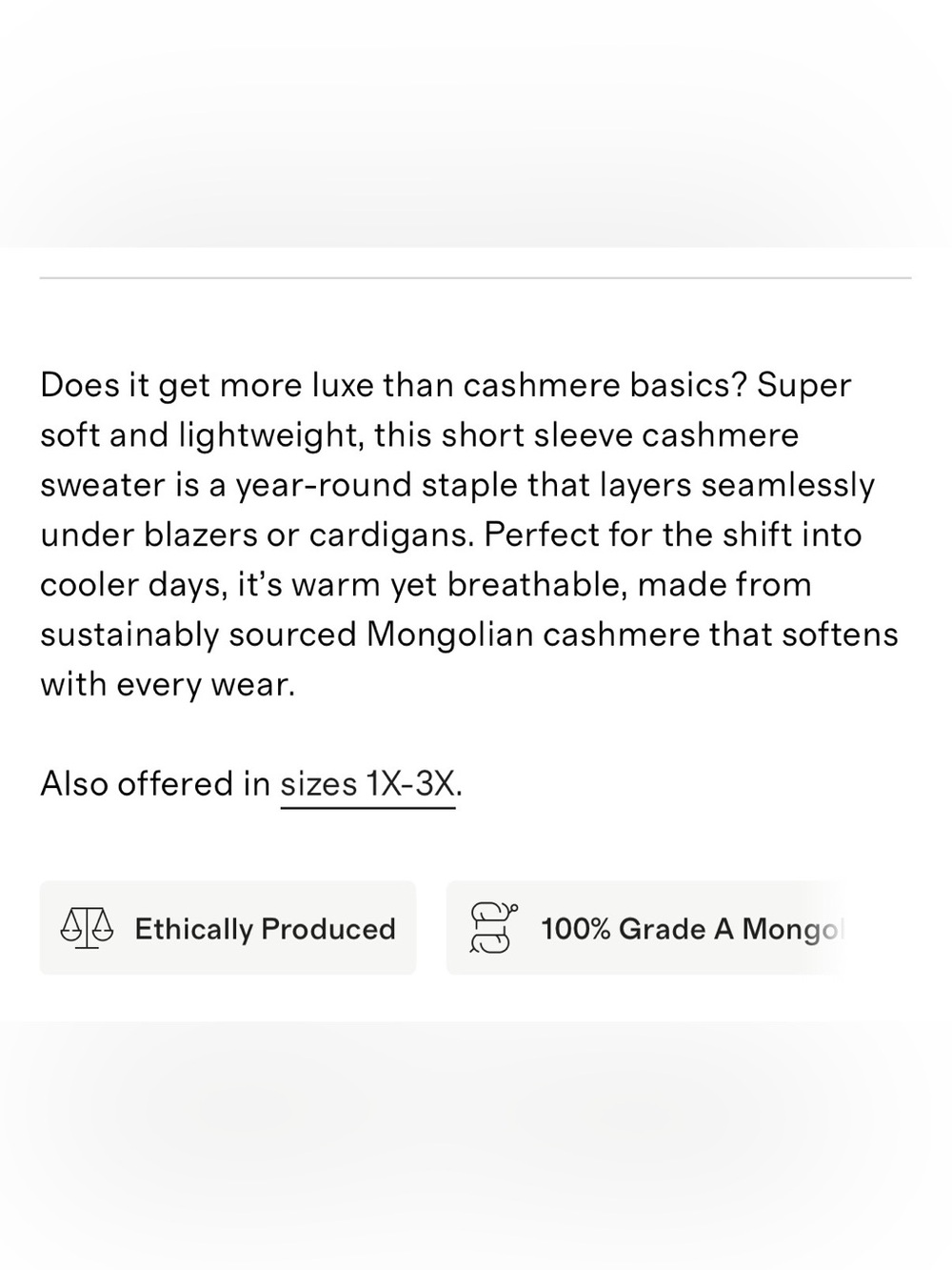 Quince | Black Mongolian Cashmere Tee - Picture 11 of 11